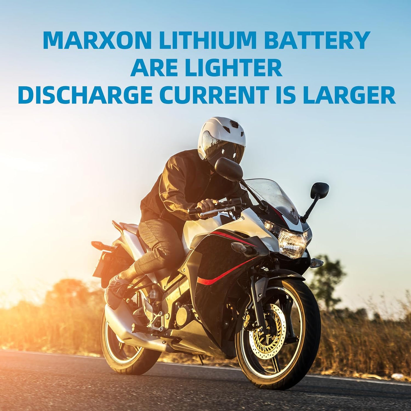 Marxon Lithium Motorcycle Battery MKS12-080F
